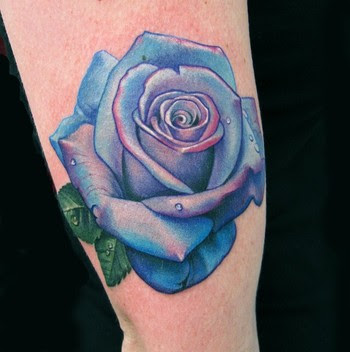 Blue Rose Tattoo