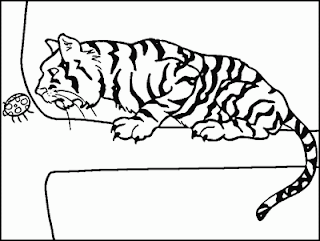 ausmalbilder tiger kostenlos