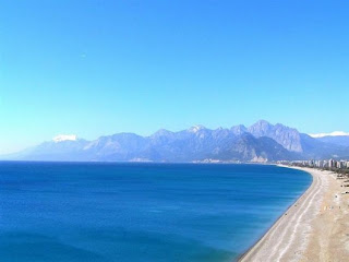 Turkey, Konyaalti Beach-Antalya