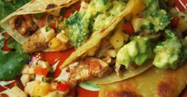 How to Grilled Shrimp Tacos with Pineapple Jicama Salsa