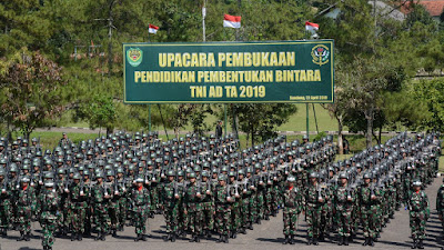 DanRindam Siliwangi : Sebanyak 990 Casis Mengikuti Diktuk Bintara TNI AD 2019  