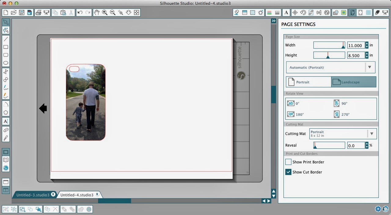 diy photo phone case cover silhouette print and cut tutorial free