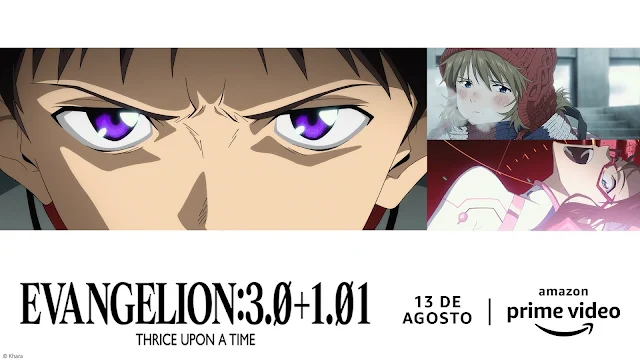 Evangelion: 3.0+1.01 e mais 3 filmes confirmados na Prime Vídeo