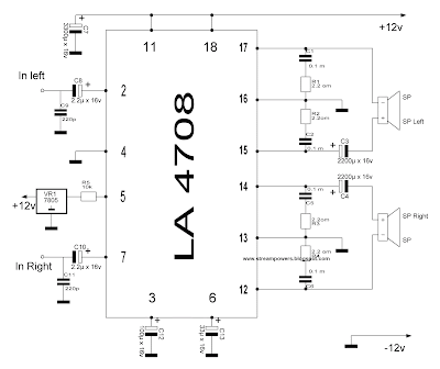  Power 2h-30-Vatt 12 volts, working scheme