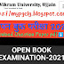 Vikram university  Open book exam 2021 Question papers एम.ए. चतुर्थ सेमेस्टर माह जून 2021