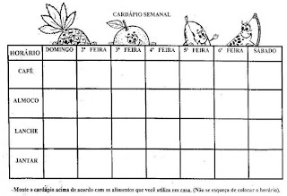 Projeto alimentação saúde e nutrição