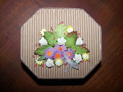 Floral gift box of chocolates 1