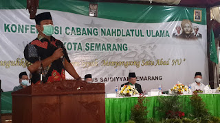 Sebut NU Semarang Tertib Organisasi, Wali Kota Ajak Munculkan Gelombang Cinta