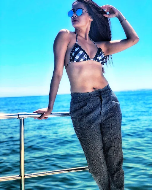 Bikini Top Pictures Of Surveen Chawla Raising Temperature In Summer