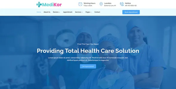 Best Medical Healthcare Elementor Template Kit