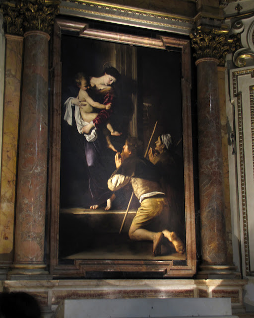 Madonna di Loreto by Caravaggio, Basilica di Sant'Agostino, Piazza Sant'Agostino, Rome