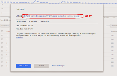 Jaga 'Kesehatan' Blog/Web dengan Menghapus Link Error dari Webmaster Google 