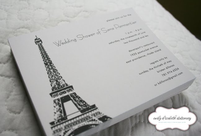 A Paris Wedding Shower