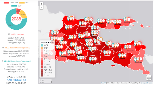 Update 16 Mei 2020, 18.00 WIB