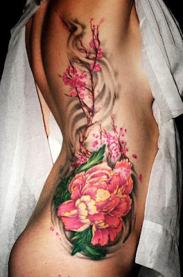 Peony Flower Tattoos Design