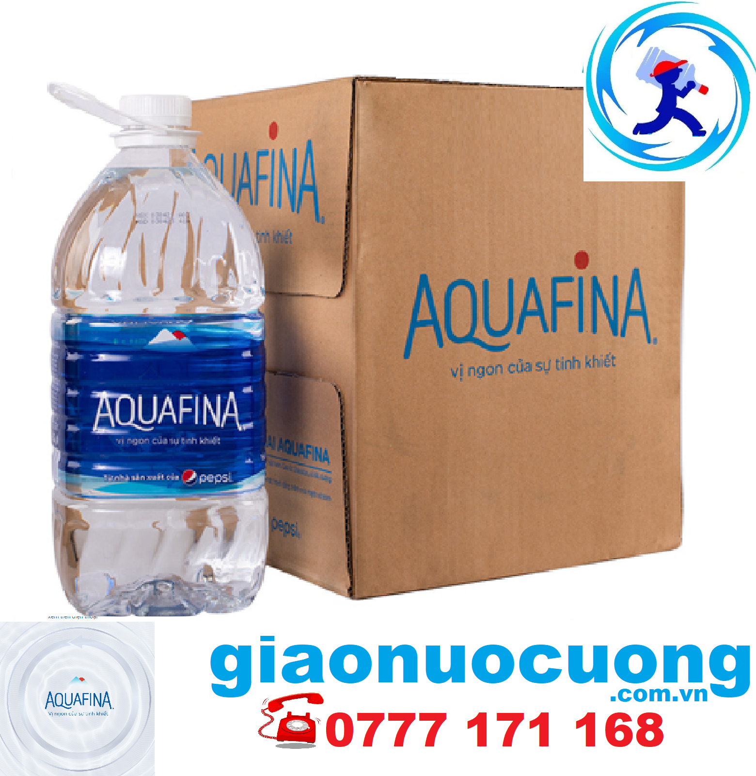 Aquafina 5l- Thùng 4 bình lớn