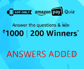 answer amazon pay quiz time contest answer today