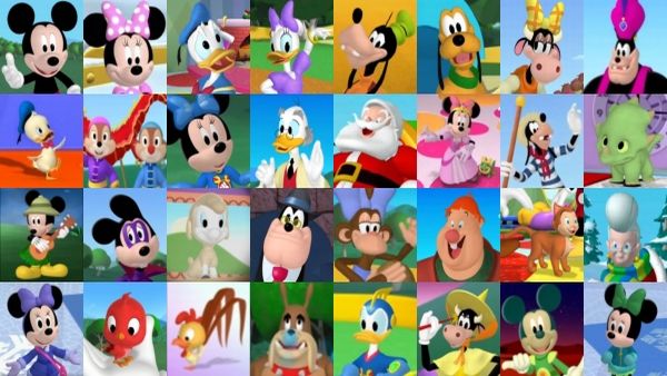 Mickey Mouse Clubhouse Disney Characters