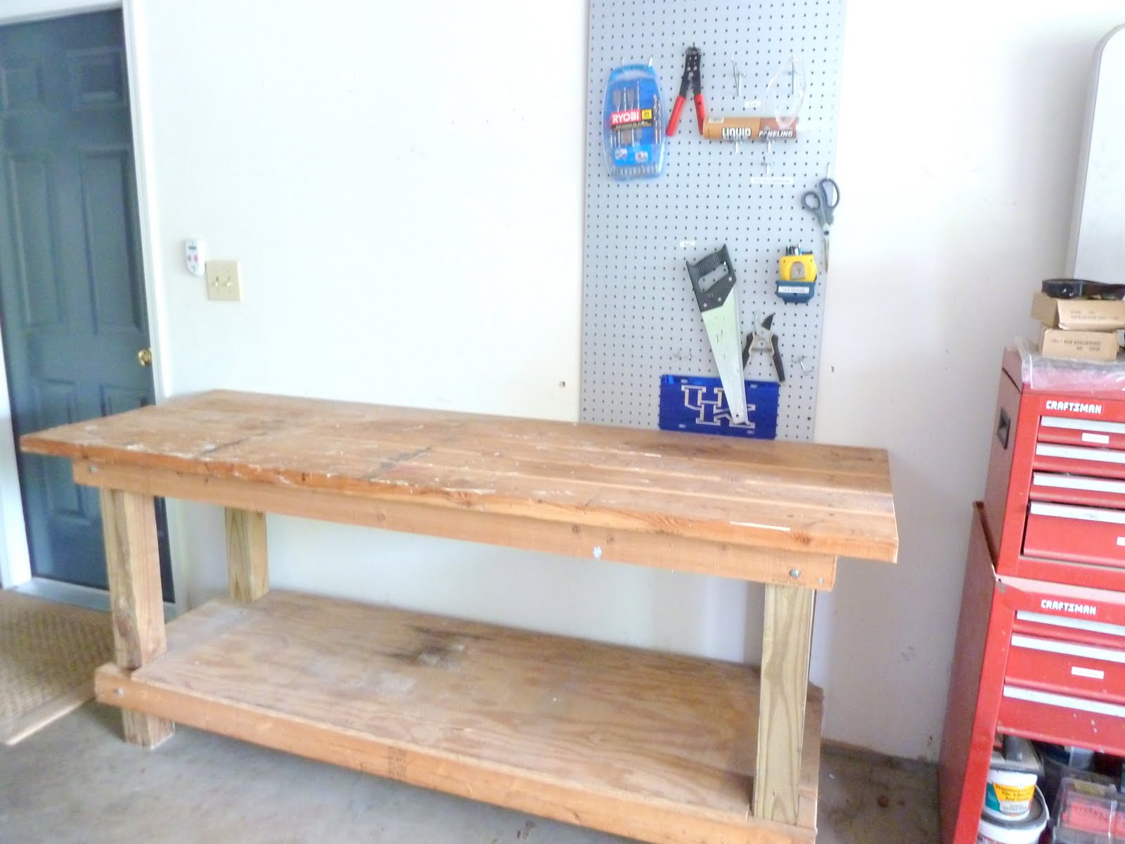 garage work bench plans