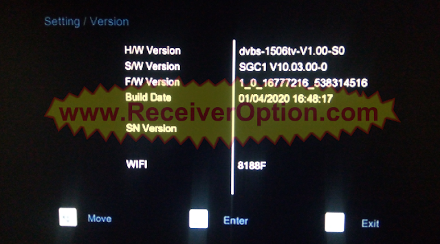 1506TV 512 4M REAL MAN HD RECEIVER NEW SOFTWARE WITH ECAST OPTION