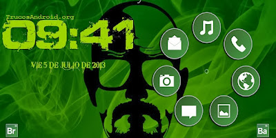 Theme de Breaking Bad para Android con Smart Launcher