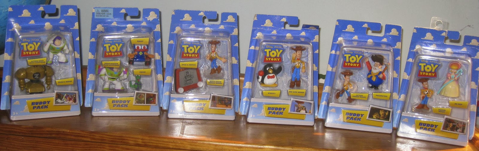Dan the Pixar Fan: Toy Story Buddy Packs from Mattel Complete Guide