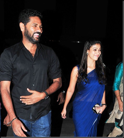 prabhu deva,nayanthara at southscopeawards