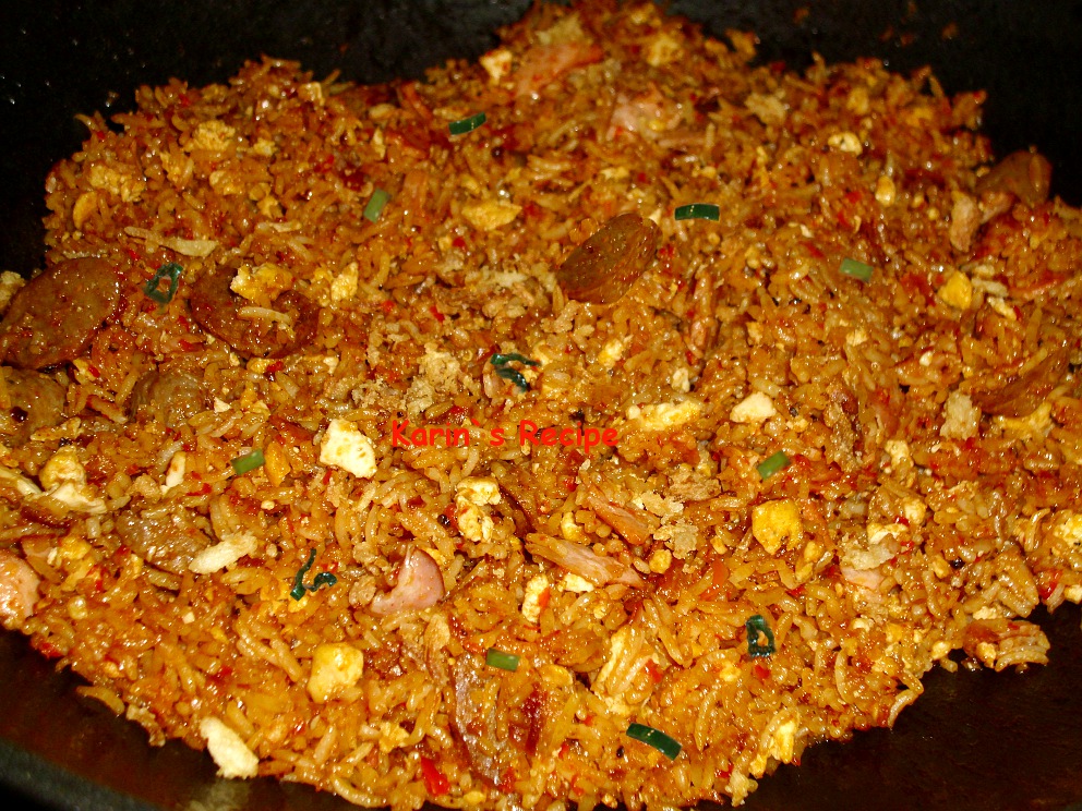 Karin s Recipe Nasi  Goreng  Jawa  Javanese Fried Rice 