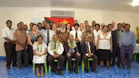 Participants at the opening of workshop