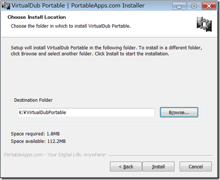 パソコンあれこれ Virtualdub Portableでdvdのvobファイルを読み込みには