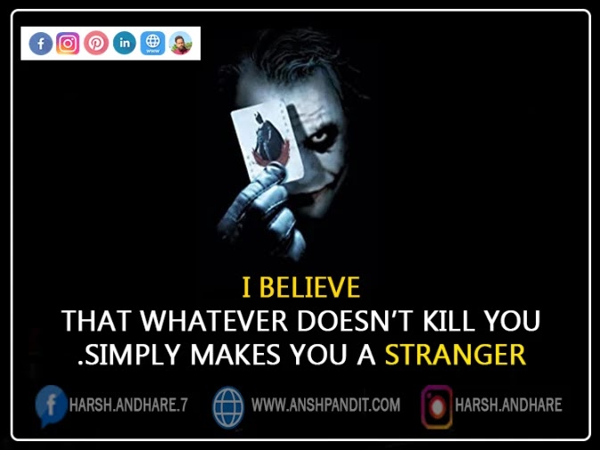 Joker Motivational Quotes in English