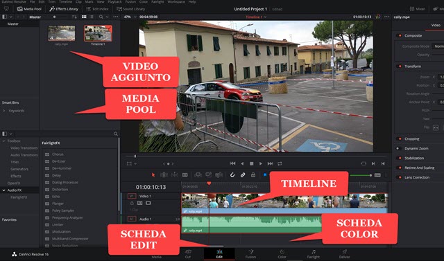 aggiungere-video-media-pool-davinci-resolve