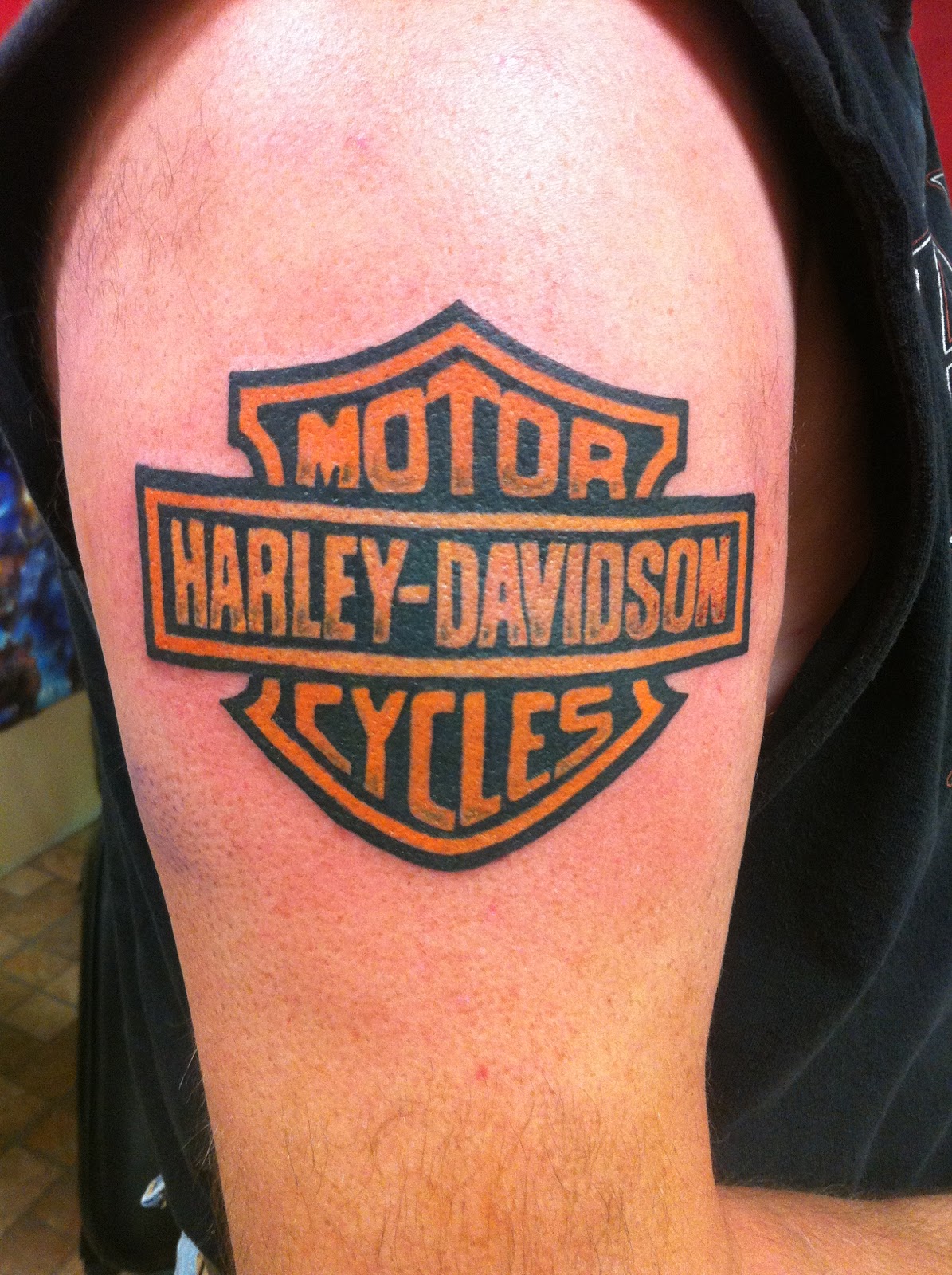  Tattoos  by Wojo Harley  Davidson  Shield