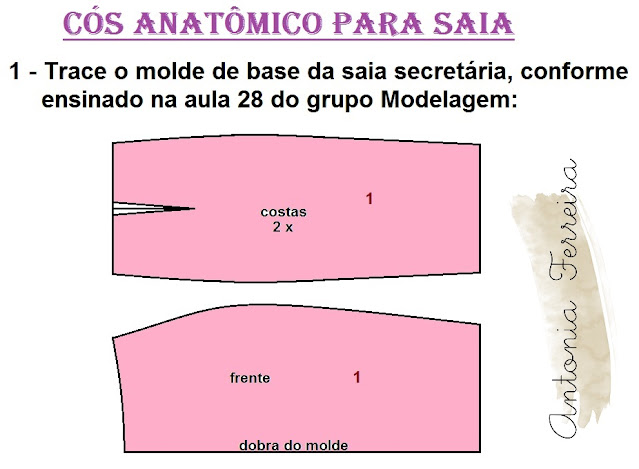 Como fazer SAIA DE CORPO BAIXO COM BABADOS