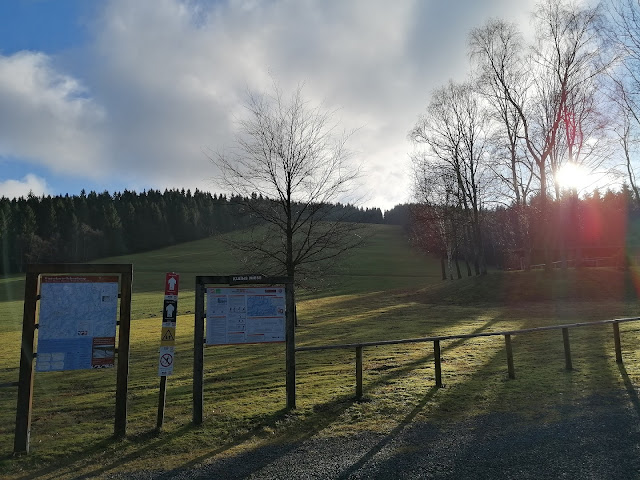 Sauerland wandern Wetter blog Schmallenberg Hunau Loipe X23 Schieferweg