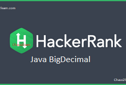 Java BigDecimal – Hacker Rank Solution