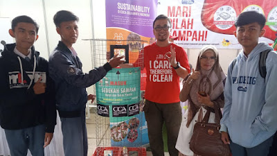 Peringatan HPSN Tingkat Jabar , Coca Cola  Amatil Indonesia  Tampilkan Cerdas Kelola Sampah