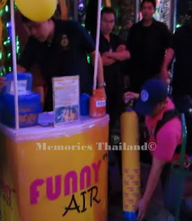 Sale of laughing gas is illegal in Thailand.