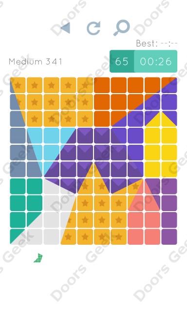 Cheats, Walkthrough for Blocks and Shapes Medium Level 341