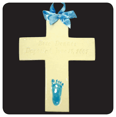 Cross Baby Footprint