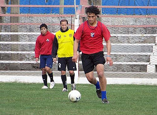 Daniel Lovaiza entrenamiento con Cipolletti