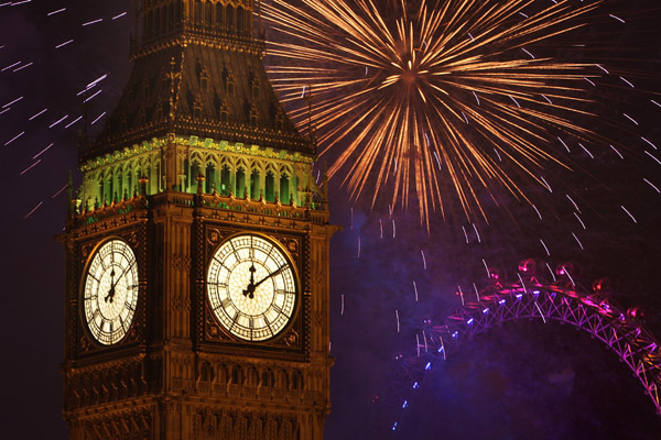 2011 London Eye Fireworks. London Fireworks 2011!