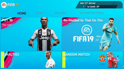 Download FIFA 2018 Mod 2019 by Thet Oo Cho