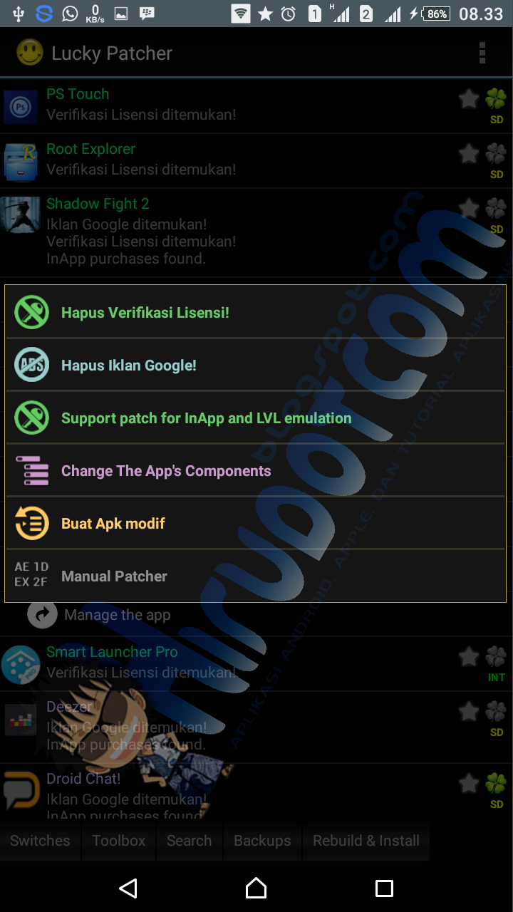 Download Lucky Patcher v6.4.9 Apk Versi TERBARU - Hirudo