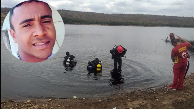 Corpo de jovem de Caatinga do Moura é localizado na barragem de Taquarendi de Mirangaba 