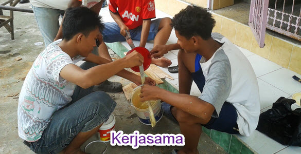 Membiasakan Kerjasama  Dalam Kehidupan Bermasyarakat 