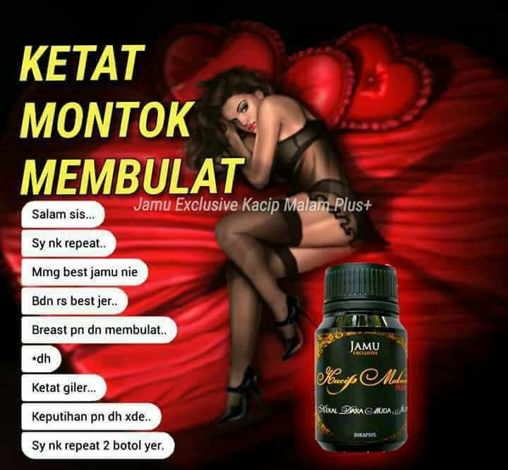 NEW !! JAMU EXCLUSIVE KACIP MALAM PLUS WITH GOLD HOLOGRAM 