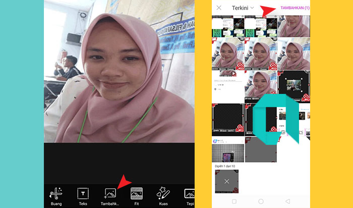 Cara Edit Twibbon Di PicsArt Paling Mudah