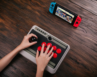 8Bitdo NES30 Arcade Stick for Nintendo Switch, PC, Mac And Android With Classic Button Mashing