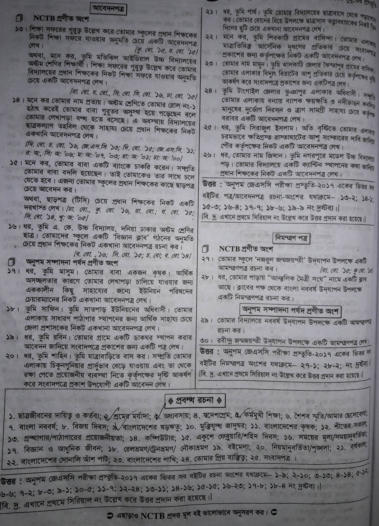 jsc Bangla suggestion 2024, 2nd Paper, exam question paper, model question, mcq question, question pattern, preparation for dhaka board, all boards